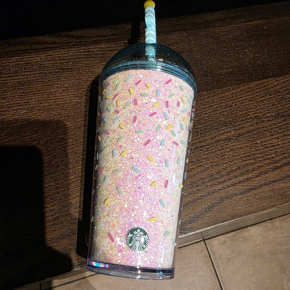 Starbucks Birthday Cup with Candle Straw Topper - Picture 2 of 7